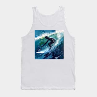 Surfer painting Tank Top